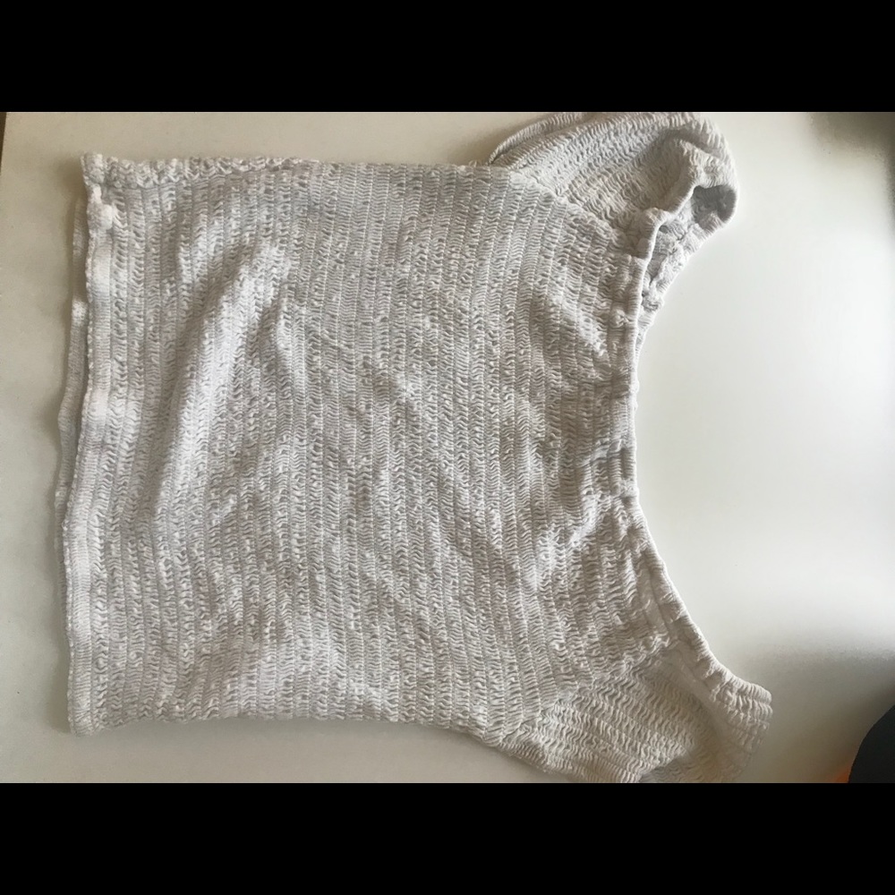 White crop top